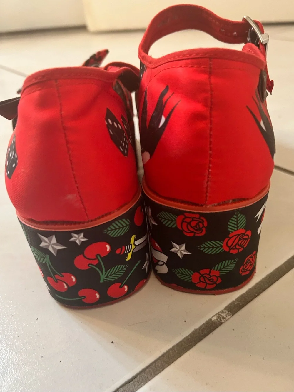 Hot Chocolate Design Chocolaticas Rockabilly Platform Mary Janes size 9